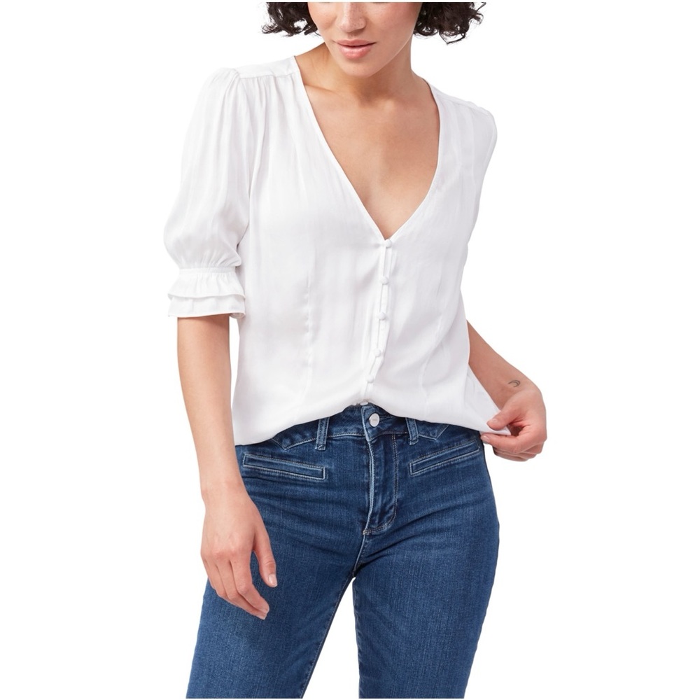 PAIGE Carinne Top in White NWT